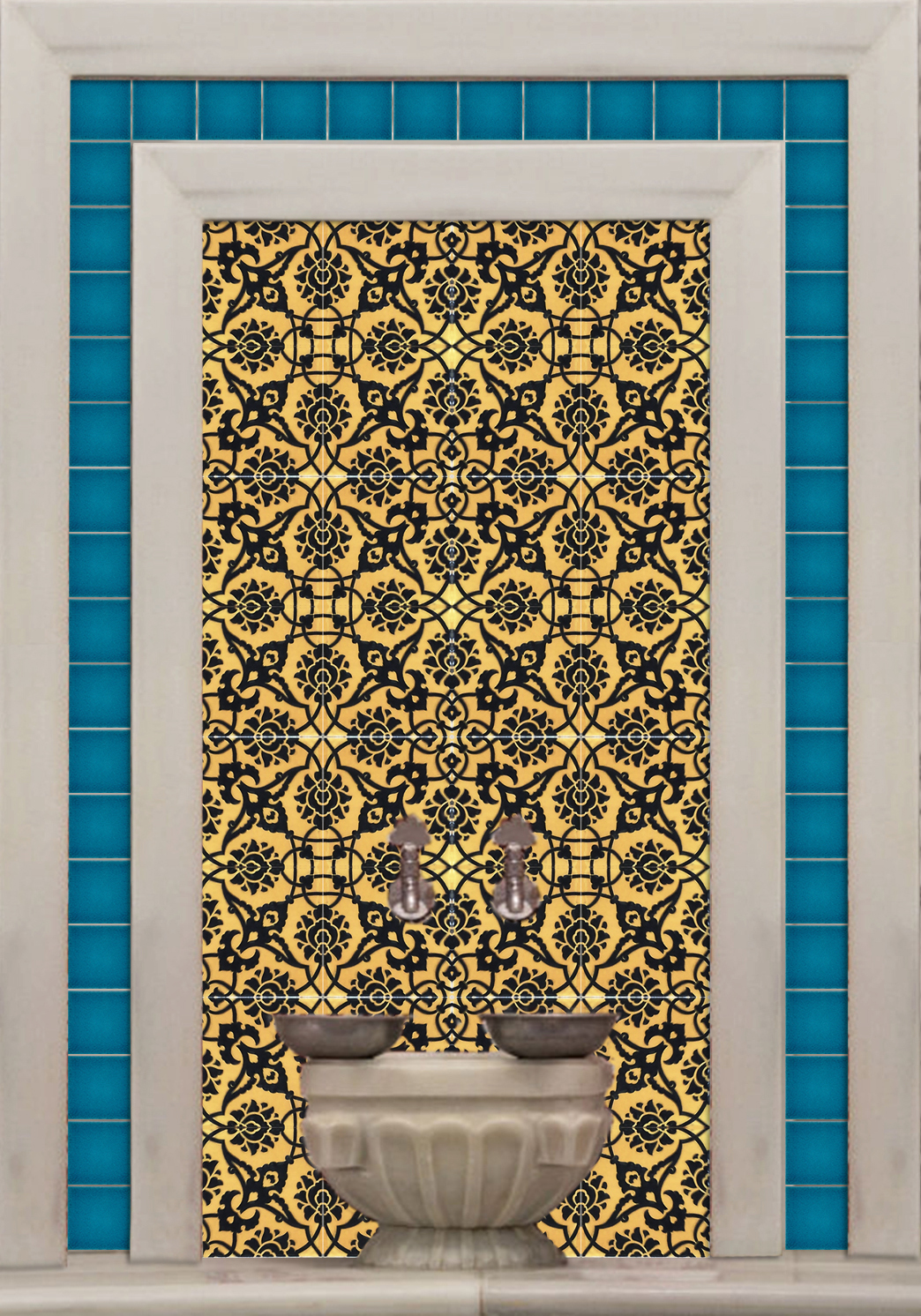 120X180 Kurna Başı Çini Karolar-12